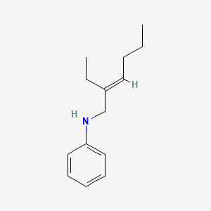 N-(2-Ethyl-2-hexenyl)aniline