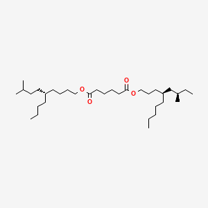 1-O-[(5S)-5-butyl-8-methylnonyl] 6-O-[(4S)-4-[(2R)-2-methylbutyl]nonyl] hexanedioate