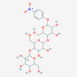 molecular formula C24H35NO18 B013782 4-Nitrophenyl beta-D-cellotrioside CAS No. 106927-48-4