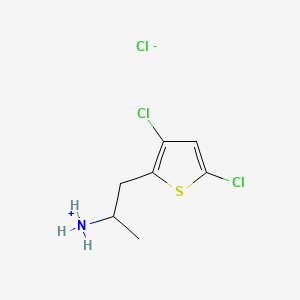 Ethylamine, 1-(3,5-dichloro-2-thenyl)-, hydrochloride