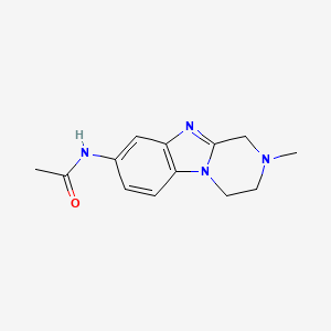 N-(2-methyl-1,2,3,4-tetrahydropyrazino[1,2-a]benzimidazol-8-yl)acetamide