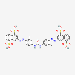 1,5-Naphthalenedisulfonic acid, 3,3'-[carbonylbis[imino(2-methyl-4,1-phenylene)azo]]bis-