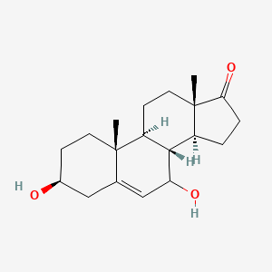 (3S,8R,9S,10R,13S,14S)-3,7-dihydroxy-10,13-dimethyl-1,2,3,4,7,8,9,11,12,14,15,16-dodecahydrocyclopenta[a]phenanthren-17-one