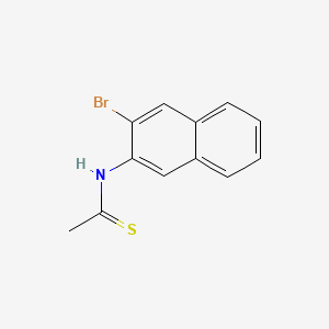 Ethanethioamide, N-(3-bromo-2-naphthalenyl)-