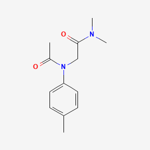 2-(N-acetyl-4-methylanilino)-N,N-dimethylacetamide