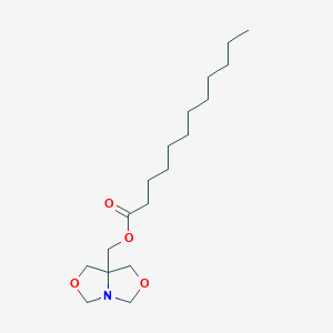 1H,3H,5H-Oxazolo(3,4-c)oxazol-7a(7H)-ylmethyl laurate