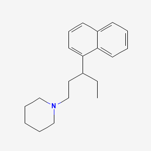 N-(3-(1-Naphthyl)pentyl)piperidine