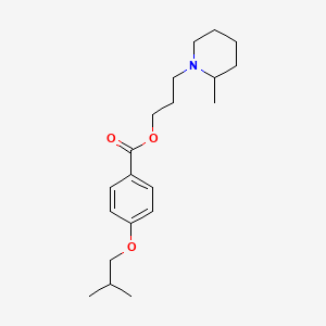 3-(2'-Methylpiperidino)propyl p-isobutoxybenzoate