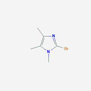molecular formula C6H9BrN2 B1378221 2-Bromo-1,4,5-trimethyl-1H-imidazole CAS No. 1218910-27-0