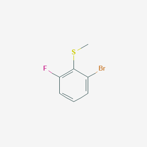 molecular formula C7H6BrFS B1378223 2-Bromo-6-fluorothioanisole CAS No. 1370025-53-8