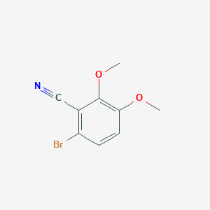 molecular formula C9H8BrNO2 B1378230 6-溴-2,3-二甲氧基苯甲腈 CAS No. 1379366-41-2