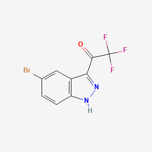 5-Bromo-3-trifluoroacetyl-1H-indazole