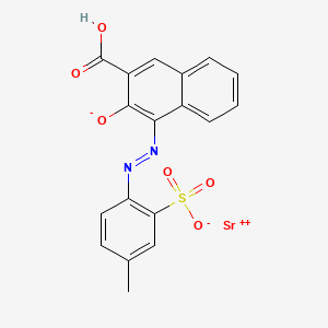 strontium;2-[(3-carboxy-2-oxidonaphthalen-1-yl)diazenyl]-5-methylbenzenesulfonate