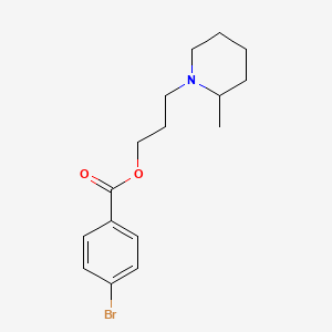 3-(2'-Methylpiperidino)propyl p-bromobenzoate