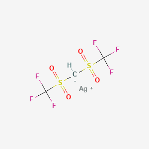 Silver, [bis[(trifluoromethyl)sulfonyl-kappaO]methanato]-