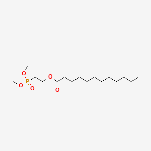 2-(Dimethoxyphosphinyl)ethyl laurate