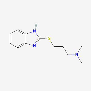 Benzimidazole, 2-(3-(dimethylamino)propylthio)-