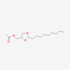 (2-Nonyl-1,3-dioxolan-4-yl)methyl acetate