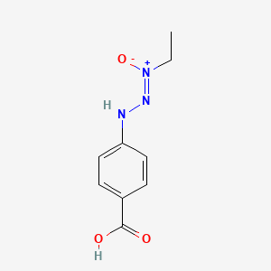 Benzoic acid, 4-(3-ethyl-3-hydroxy-1-triazenyl)-(9CI)