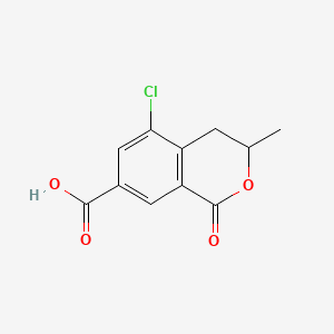 7-Isochromancarboxylic acid, 5-chloro-3-methyl-1-oxo-