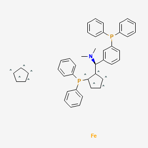 (S)-(+)-[(S)-2-Diphenylphosphinoferrocenyl](N,N-dimethylamino)(2-diphenylphosphinophenyl)methane,min. 97% taniaphos