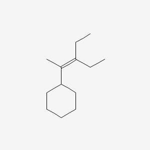 (2-Ethyl-1-methyl-1-butenyl)cyclohexane