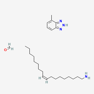 formaldehyde;4-methyl-2H-benzotriazole;(Z)-octadec-9-en-1-amine