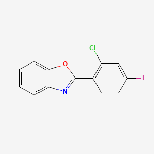 2-(2-Chloro-4-fluorophenyl)benzoxazole