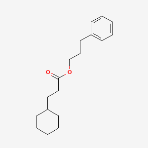 3-Phenylpropyl cyclohexanepropionate