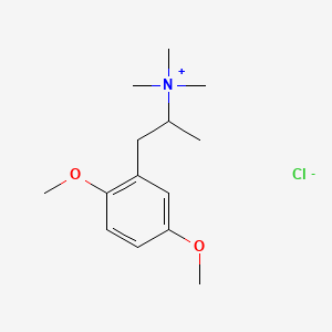 1-(2,5-dimethoxyphenyl)propan-2-yl-trimethylazanium;chloride