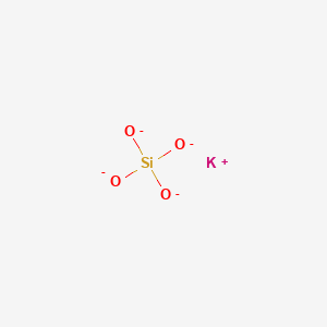 molecular formula KO4Si-3 B13782761 Potassium;silicate 