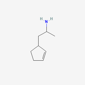 2-(2-Cyclopentenyl)-1-methylethylamine