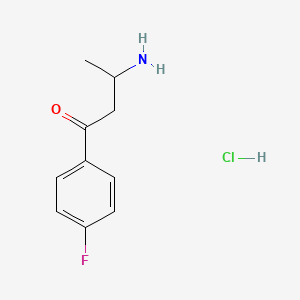 B1378279 3-Amino-1-(4-fluorophenyl)butan-1-one hydrochloride CAS No. 1394041-57-6