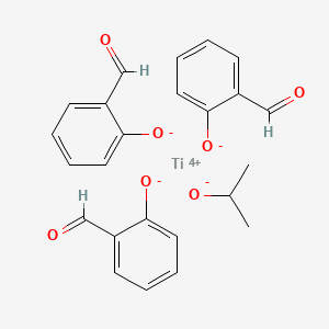 Titanium, bis[2-(hydroxy-kappaO)benzaldehydato-kappaO][2-(hydroxy-kappaO)benzaldehydato](2-propanolato)-