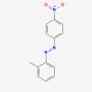 molecular formula C13H11N3O2 B13782820 2-Methyl-4'-nitroazobenzene CAS No. 7030-18-4