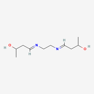 molecular formula C10H20N2O2 B13782841 2-Butanol, 4,4'-(1,2-ethanediyldinitrilo)bis- CAS No. 65293-96-1