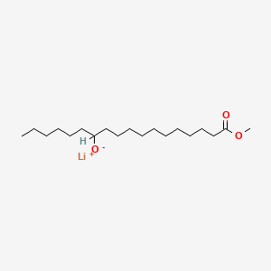 Octadecanoic acid, 12-hydroxy-, methyl ester, lithium salt