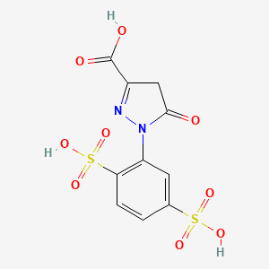 1-(2,5-Disulphophenyl)-4,5-dihydro-5-oxo-1H-pyrazole-3-carboxylic acid