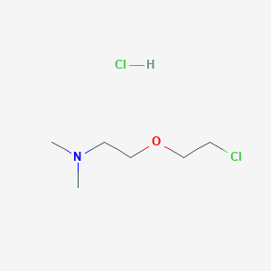 molecular formula C6H15Cl2NO B1378292 [2-(2-Chloroethoxy)ethyl]dimethylamine hydrochloride CAS No. 878788-47-7