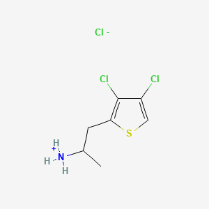 Ethylamine, 1-(3,4-dichloro-2-thenyl)-, hydrochloride