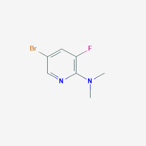 molecular formula C7H8BrFN2 B1378320 5-Bromo-3-fluoro-2-dimethylaminopyridine CAS No. 1344046-09-8