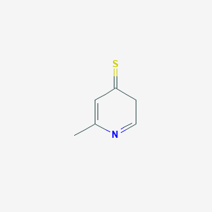 molecular formula C6H7NS B13783256 4(3H)-Pyridinethione, 6-methyl- 