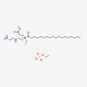 1-Octadecanaminium, N-[2-[(2-aminoethyl)amino]ethyl]-N-(2-carboxyethyl)-N-ethyl-1-oxo-, ethyl sulfate