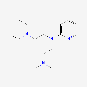 Pyridine, 2-(N-(2-diethylaminoethyl)-N-(2-dimethylaminoethyl)amino)-