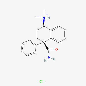 cis-1,2,3,4-Tetrahydro-4-(dimethylamino)-1-phenyl-1-naphthamide hydrochloride