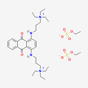 1-Propanaminium, 3,3'-[(9,10-dihydro-9,10-dioxo-1,4-anthracenediyl)diimino]bis[N,N,N-triethyl-, bis(ethyl sulfate)