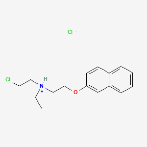 2-Naphthyloxyethylethyl-beta-chloroethylamine hydrochloride