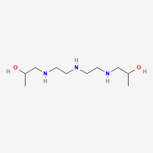 molecular formula C10H25N3O2 B13783414 2-Propanol, 1,1'-[iminobis(2,1-ethanediylimino)]bis- CAS No. 68310-61-2