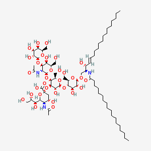 molecular formula C73H131N3O31 B13783429 Ganglioside GM1 Sodium Salt (bovine brain) 