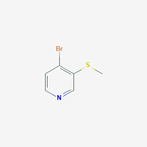 molecular formula C6H6BrNS B1378344 4-Bromo-3-(methylsulfanyl)pyridine CAS No. 1394291-44-1